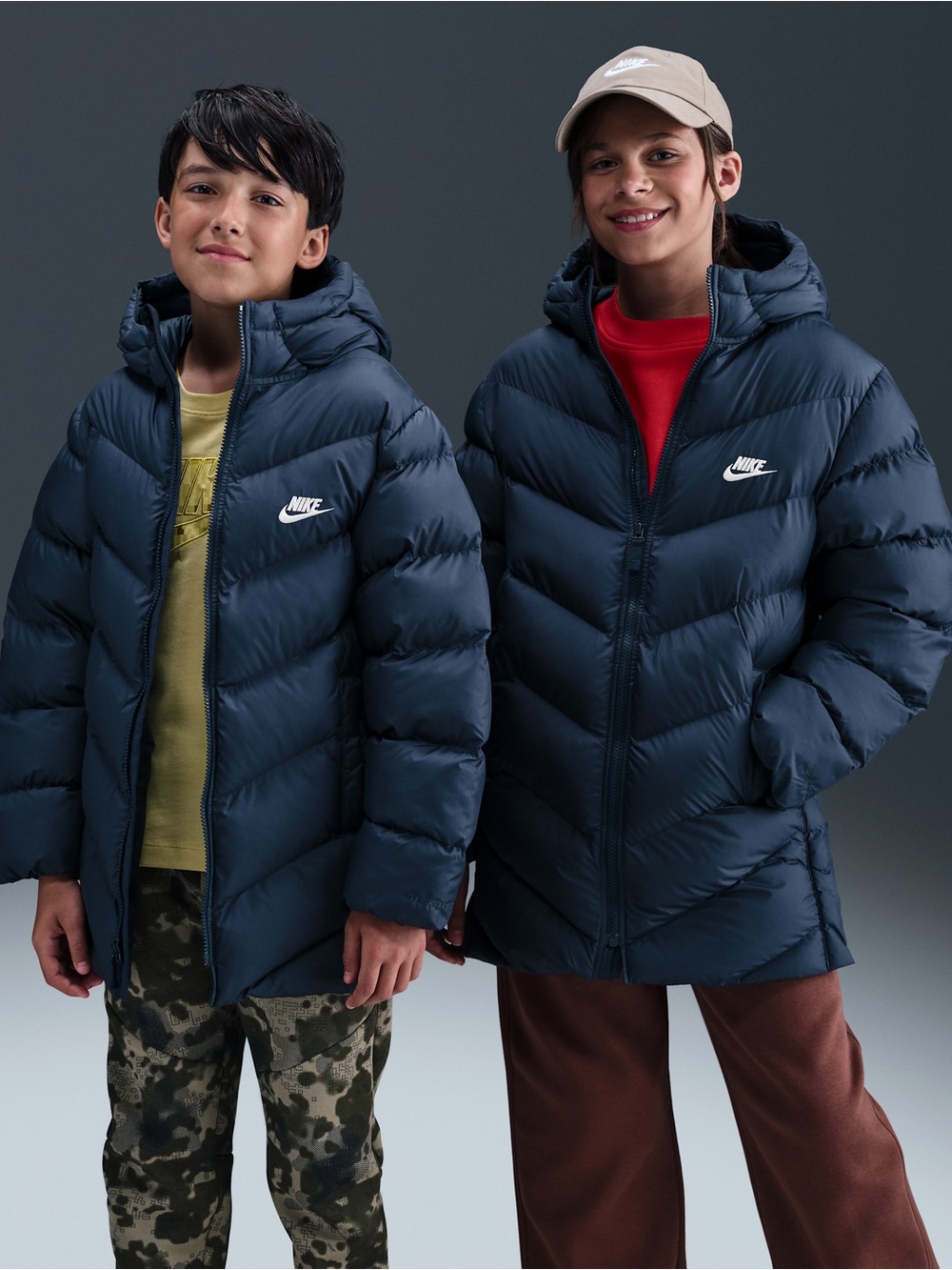 JY26 Nike Sportswear All Day Play
Big Kids' Therma-FIT Loose-Fit Mid-Length
